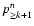$p^n_{\ge k+1}$