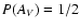 $P(A_{\it V}) = 1/2$
