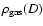 $\rho_{\rm gas}(D)$