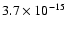 $3.7\times 10^{-15}$