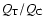 $Q_{\rm T}/Q_{\rm C}$