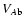 $V_{A{\rm b}}$