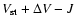 $V_{\rm st}+\Delta V-J$