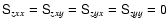${\tens{S}_{zxx}=\tens{S}_{zxy}=\tens{S}_{zyx}=\tens{S}_{zyy}=0}$
