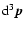 ${\rm d}^3\vec{p}$