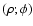 ${(\rho; \phi)}$