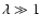 ${\lambda\gg 1}$