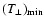 $(T_{\bot})_{\min}$