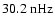 $30.2~{\rm nHz}$