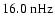 $16.0~{\rm nHz}$