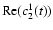 ${\rm Re}(c_2^1(t))$