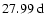 $27.99~{\rm d}$