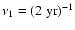 $\nu_1=(2~{\rm yr})^{-1}$