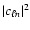 $\vert c_{\ell n}\vert^2$