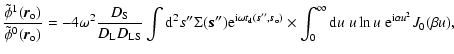 $\displaystyle \frac{\tilde{\phi}^1(\vec{r}_{\rm o})}{\tilde{\phi}^0(\vec{r}_{\r...
...imes \int_0^\infty {\rm d}u ~u \ln u ~{\rm e}^{{\rm i}\alpha u^2} J_0(\beta u),$