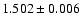 $1.502\pm0.006$