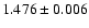 $1.476\pm0.006$