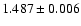 $1.487\pm0.006$
