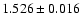$1.526\pm0.016$