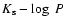 $K_{\rm s} - \log~P$