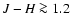 $J-H \ga 1.2$