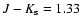 $J-K_{\rm s}=1.33$