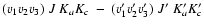 $(v_1 v_2 v_3)\ J\ K_a K_c\ -\ (v_1' v_2' v_3')\ J'\ K_a' K_c'$