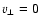 $v_{\perp}=0$