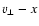 $v_{\perp }-x$