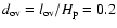 $d_{\rm ov}=l_{\rm ov}/{H}_{\rm p}=0.2$