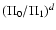 $(\Pi_0/\Pi_1)^d$