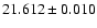 $21.612\pm0.010$