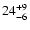 $\rm 24^{+9}_{-6}$