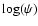 $\log(\psi)$