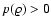 $p(\varrho) > 0$