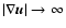 $\vert\nabla {\vec{u}}\vert \to \infty$