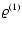$\varrho^{(1)}$