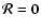 $\vec{\cal R}={\vec{0}}$