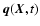 ${\vec{q}}({\vec{X}},t)$