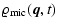 $\displaystyle %
\varrho_{{\rm mic}} ({\vec{q}}, t)$
