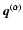 ${\vec{q}}^{(\alpha)}$