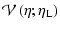 $\displaystyle %
\mathcal{V}\left(\eta ; \eta_{\rm L}\right)$