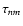 $\tau _{nm}$