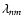 $\lambda_{nm}$