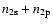 $n_{{\rm 2s}}+n_{{\rm 2p}}$