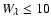 $W_\lambda\leq10$