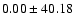 $0.00\pm40.18$