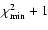 $\chi^2_{\rm min} + 1$