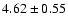 $4.62\pm0.55$