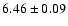 $6.46\pm0.09$